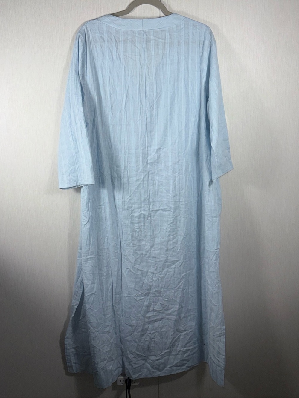 Pomander Place by Tuckernuck L Coastal Blue Carolina Kaftan Maxi Swim Cover-Up - Picture 12 of 13